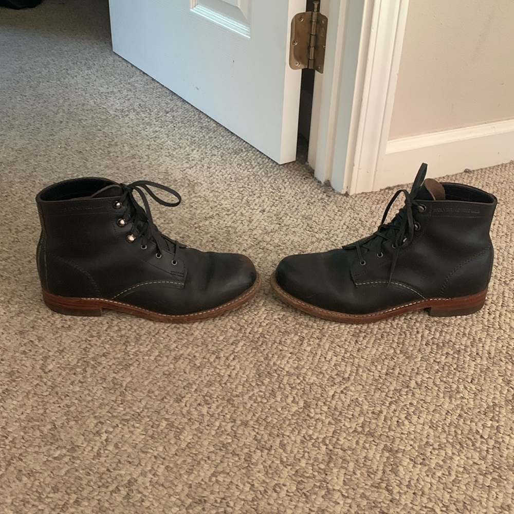 Wolverine 1000 Mile Boot, Black Teacore, Size 8D